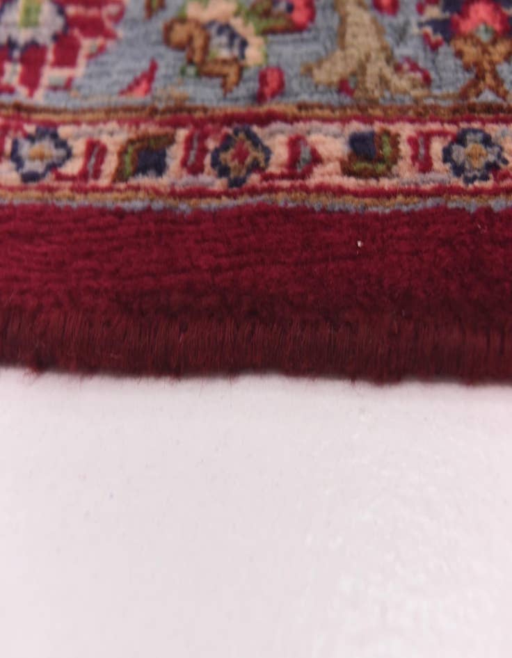 Detail image of  9' 10 x 12' 3  Hand Knotted Mashad Persian Wool Rug