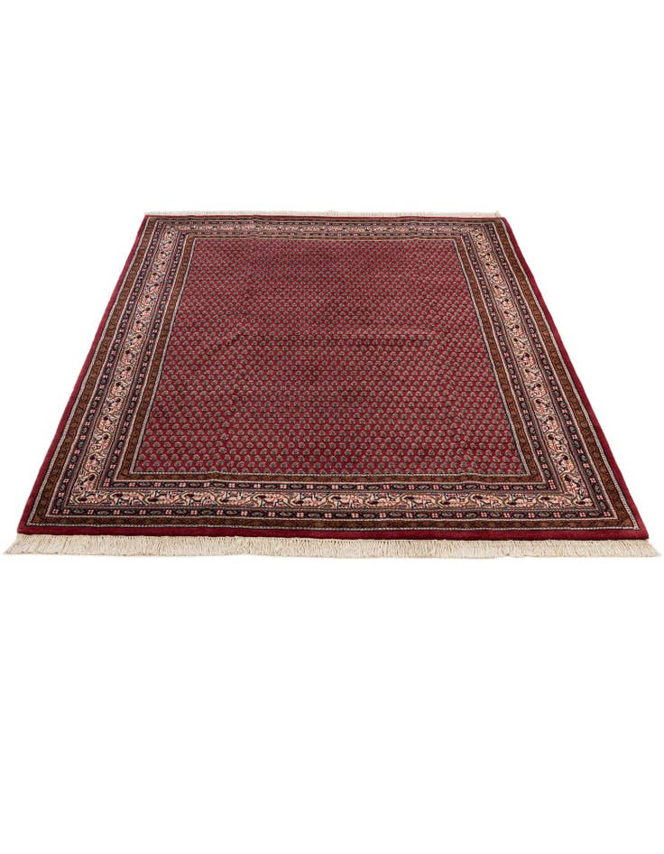 Detail image of  5' 5 x 7' 9  Hand Knotted Mir Wool Rug