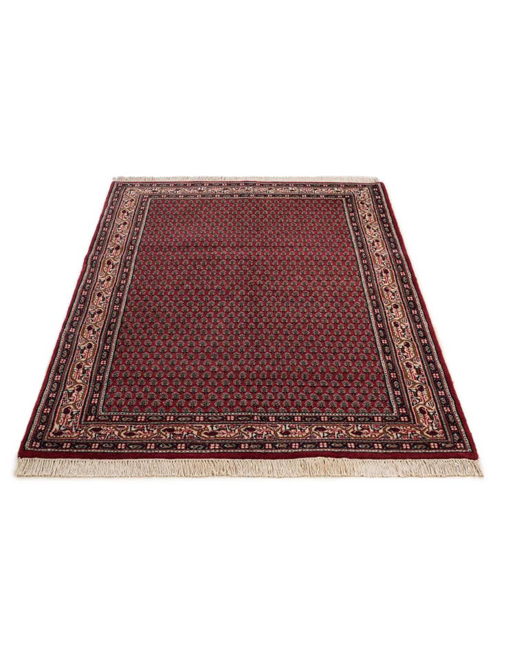 Detail image of  4' x 5' 9  Hand Knotted Mir Wool Rug