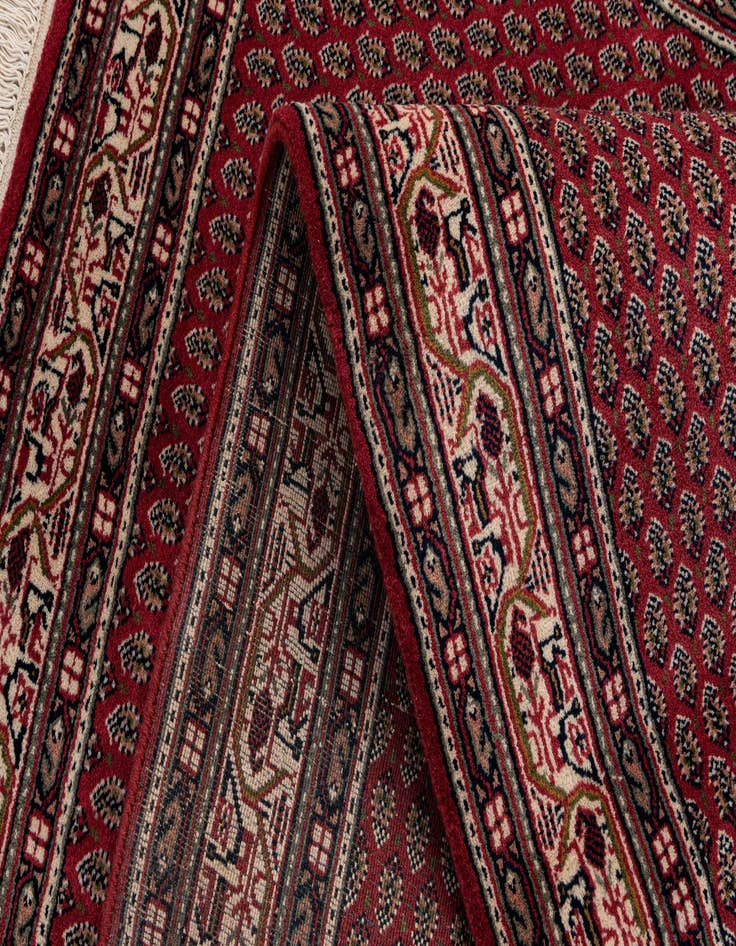 Detail image of  4' x 5' 9  Hand Knotted Mir Wool Rug