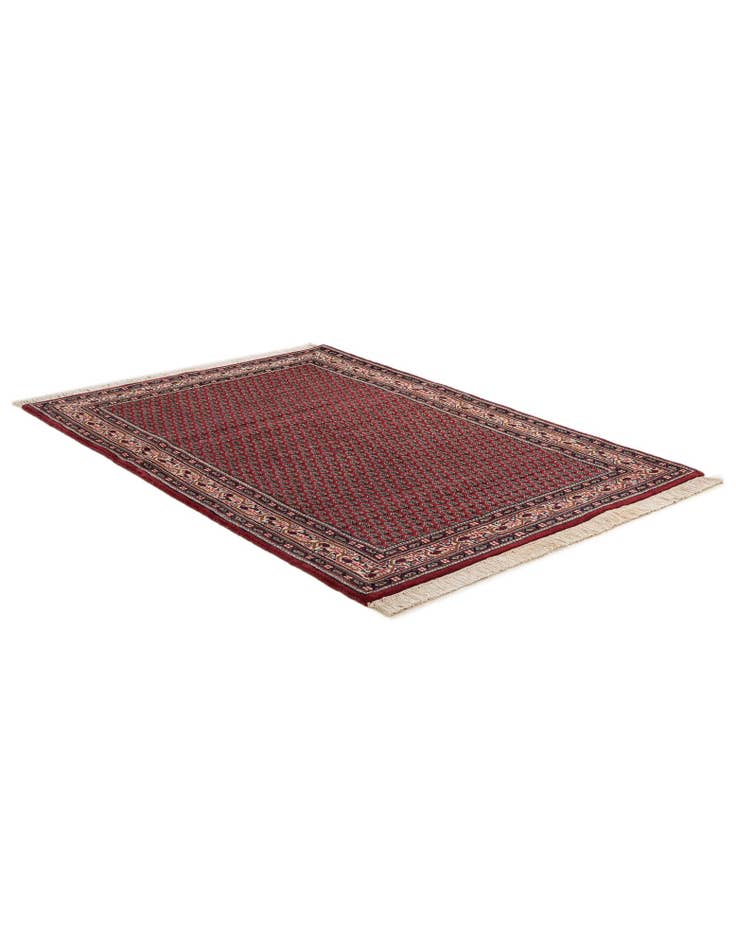 Detail image of  4' x 5' 9  Hand Knotted Mir Wool Rug