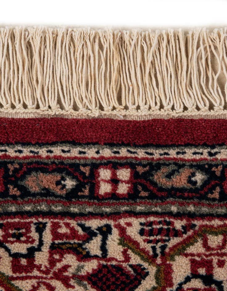 Detail image of  4' x 5' 9  Hand Knotted Mir Wool Rug