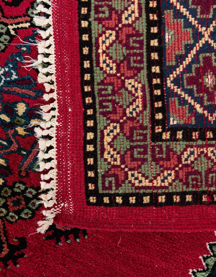 Detail image of  6' 11 x 9' 4  Hand Knotted Moroccan Wool Rug