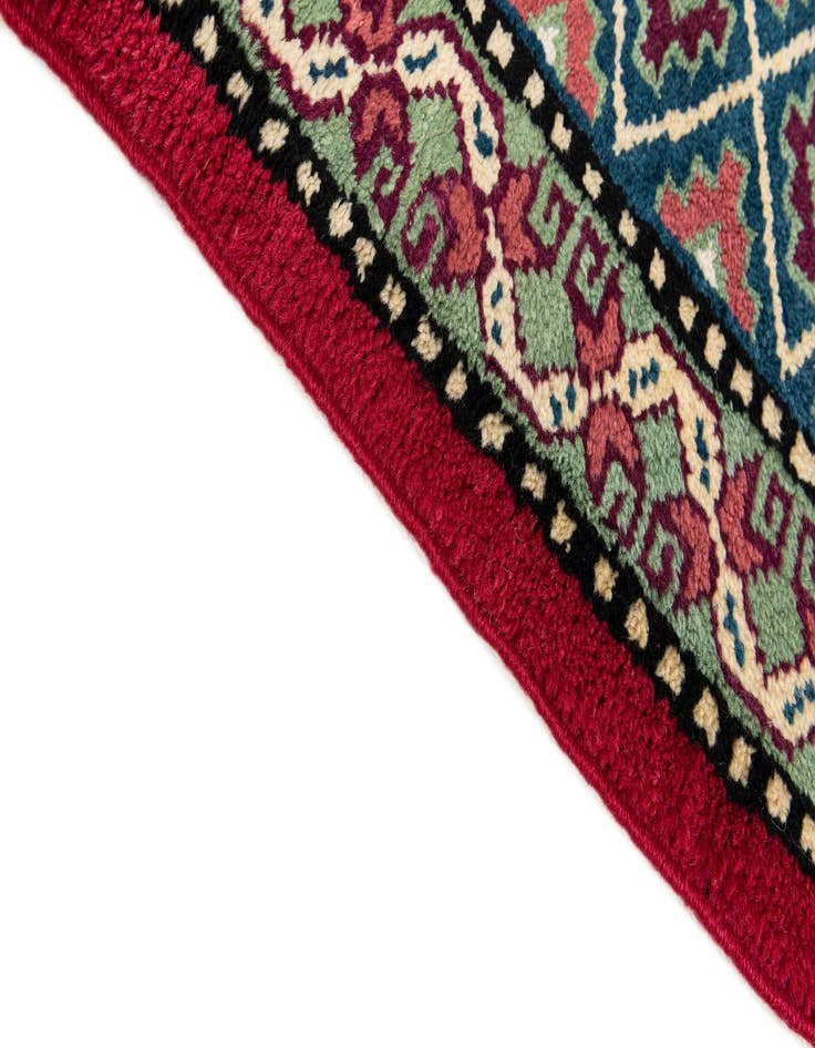 Detail image of  6' 11 x 9' 4  Hand Knotted Moroccan Wool Rug