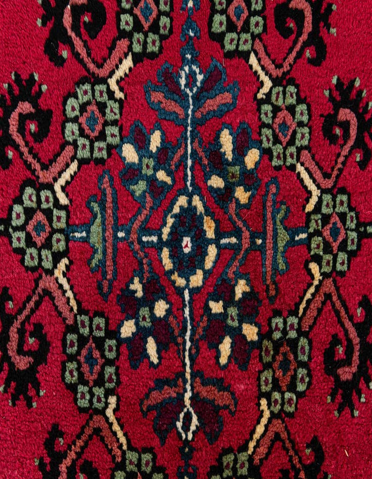 Detail image of  6' 11 x 9' 4  Hand Knotted Moroccan Wool Rug