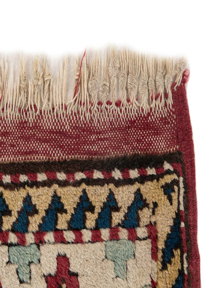 Detail image of  4' 5 x 6' 3  Hand Knotted Moroccan Wool Rug