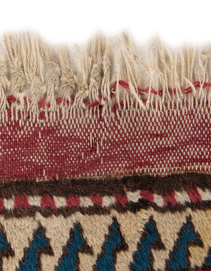 Detail image of  4' 5 x 6' 3  Hand Knotted Moroccan Wool Rug