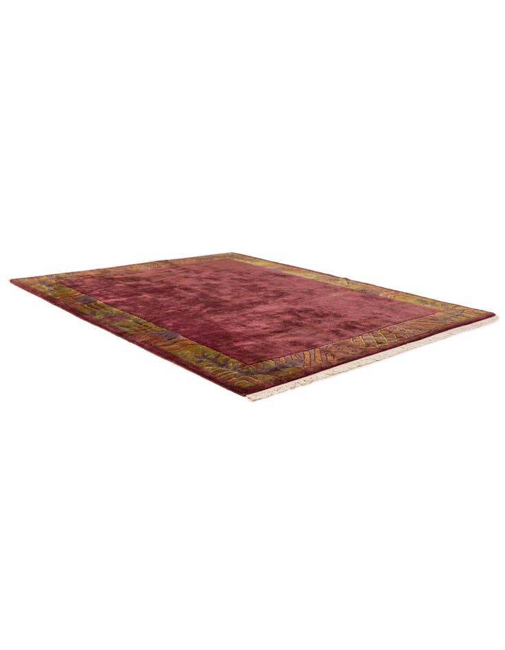 Detail image of  6' 8 x 8' 2  Hand Knotted Nepal Wool Rug