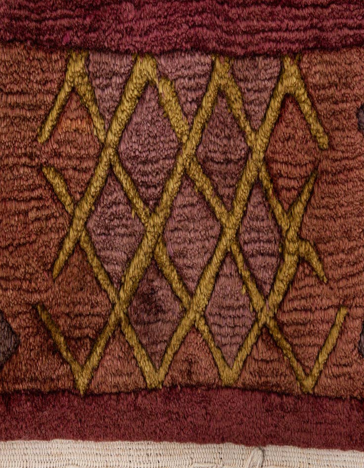 Detail image of  6' 8 x 8' 2  Hand Knotted Nepal Wool Rug
