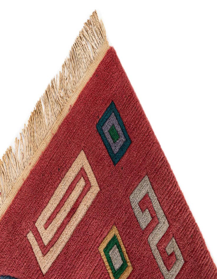 Detail image of  7' 3 x 9' 2  Hand Knotted Nepal Wool Rug