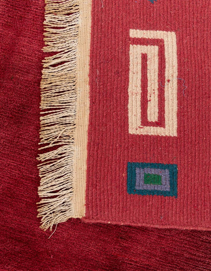 Detail image of  7' 3 x 9' 2  Hand Knotted Nepal Wool Rug