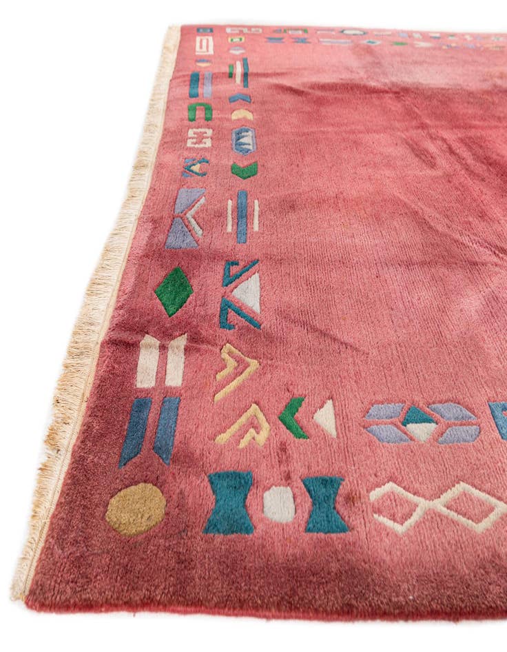 Detail image of  7' 3 x 9' 2  Hand Knotted Nepal Wool Rug