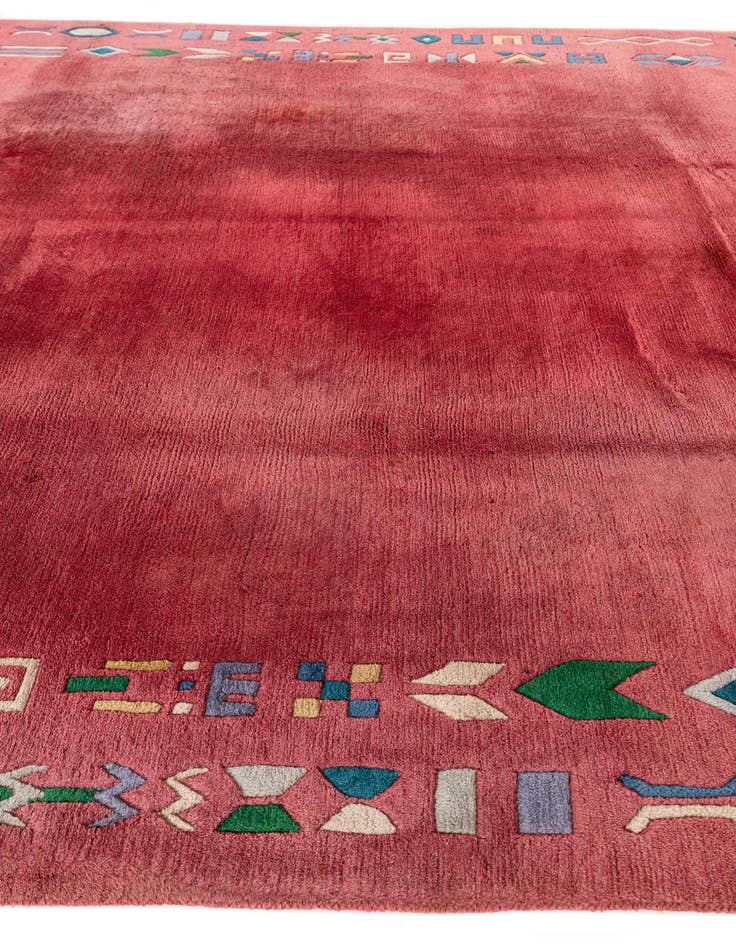 Detail image of  7' 3 x 9' 2  Hand Knotted Nepal Wool Rug