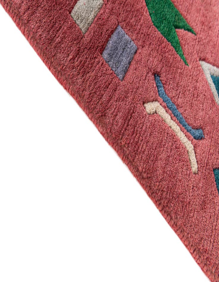 Detail image of  7' 3 x 9' 2  Hand Knotted Nepal Wool Rug