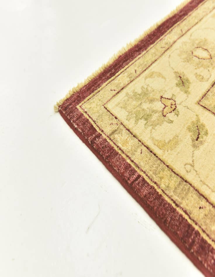 Detail image of  6' 6 x 9' 9  Hand Knotted Peshawar Ziegler Rug