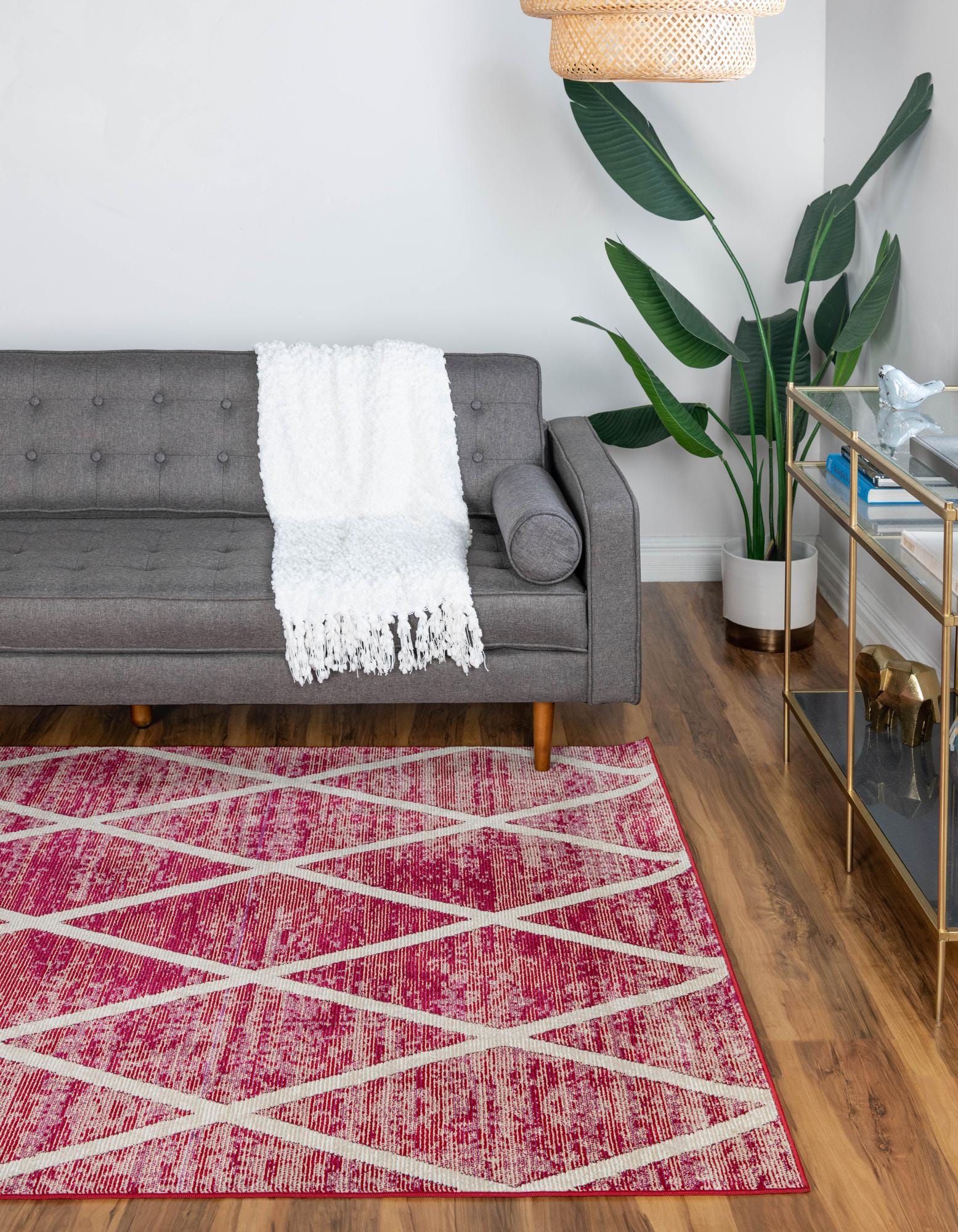 Magenta 5' x 8' Starlight Rug | Rugs.com