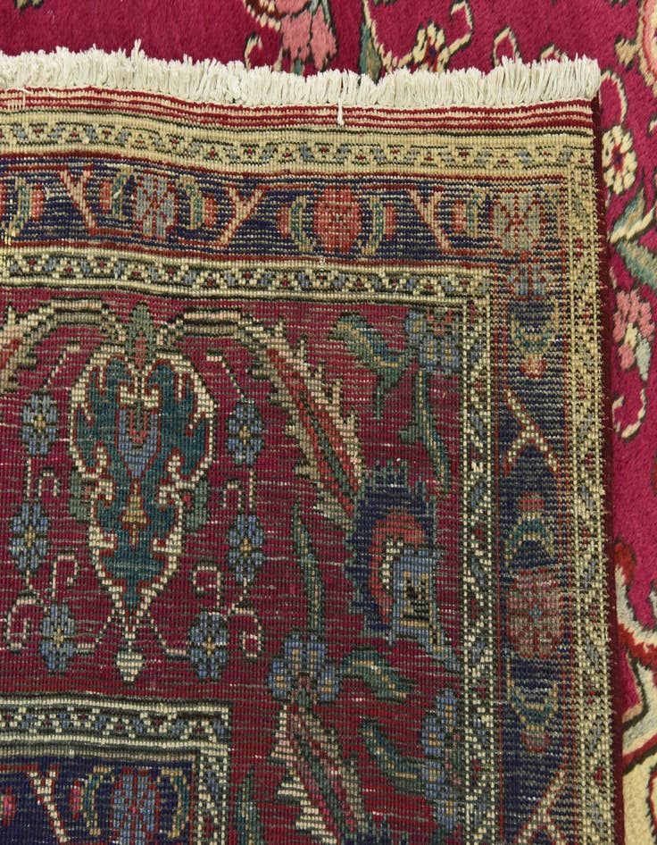 Detail image of  9' 9 x 12' 10  Hand Knotted Tabriz Persian Wool Rug