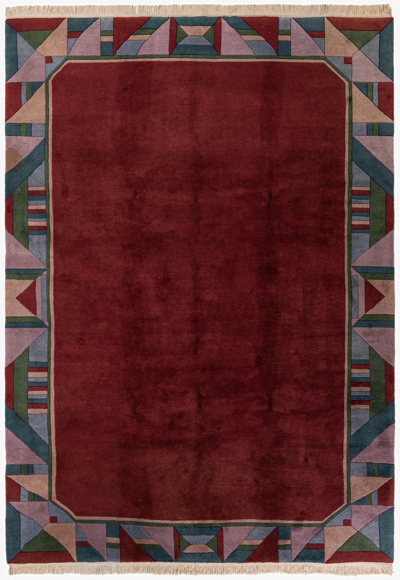  8' 4 x 11' 7  Hand Knotted Tibet Wool Rug