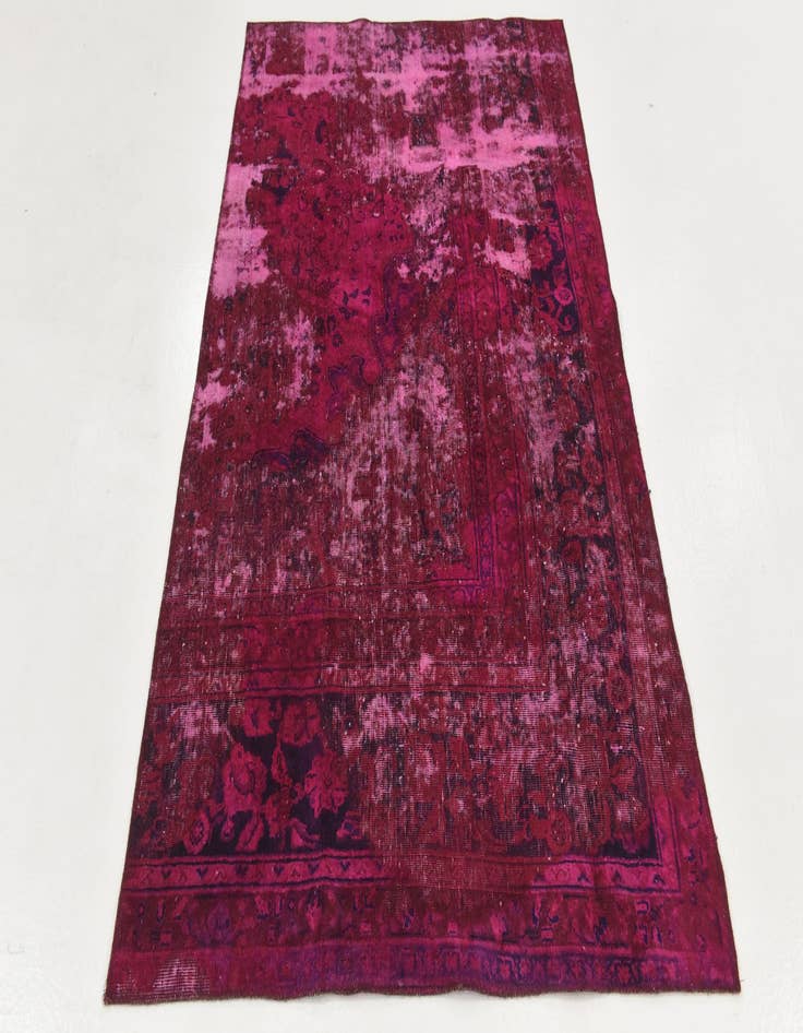 Detail image of  4' x 6' 5  Hand Knotted Ultra Vintage Persian Wool Rug