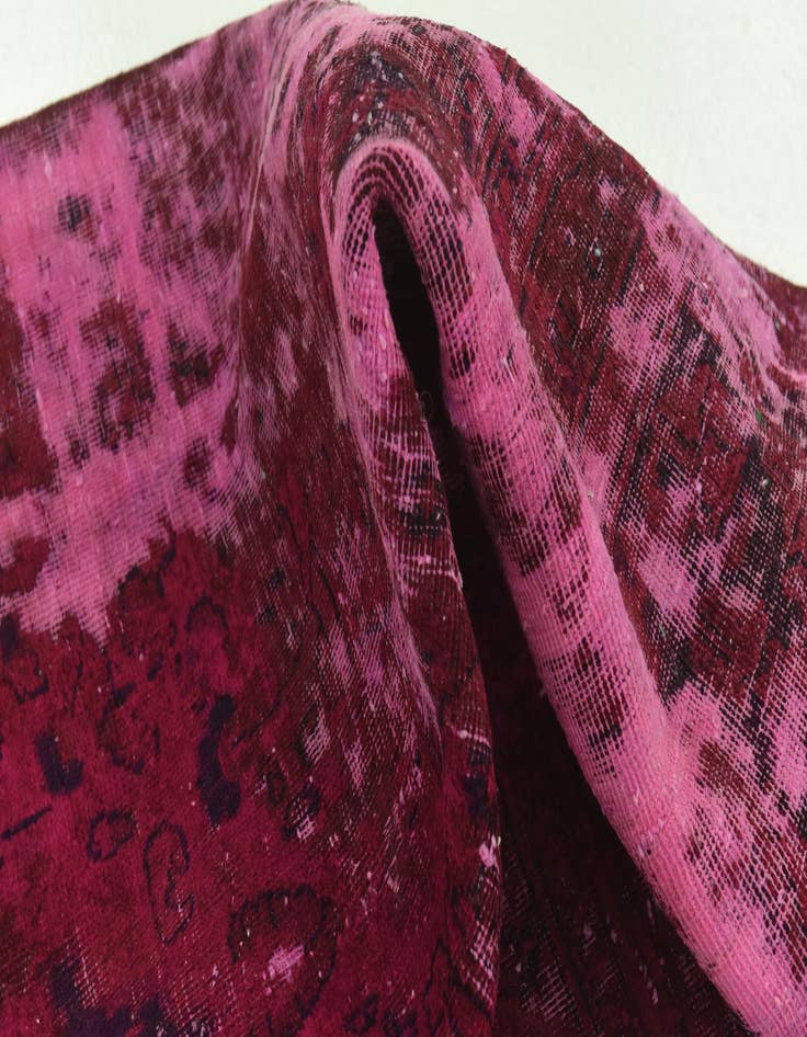 Detail image of  4' x 6' 5  Hand Knotted Ultra Vintage Persian Wool Rug