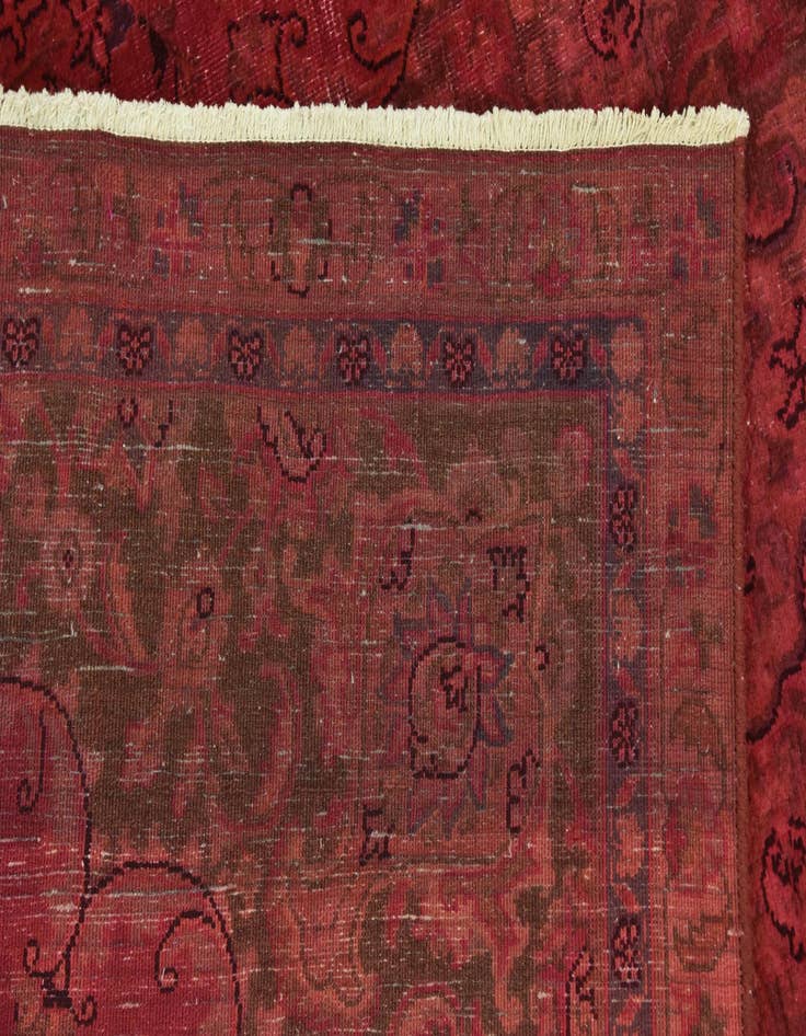 Detail image of  5' 10 x 8' 10  Hand Knotted Ultra Vintage Persian Wool Rug