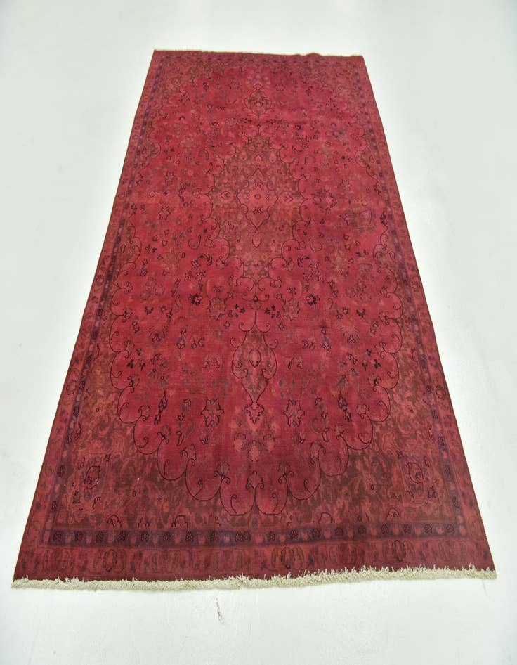 Detail image of  5' 10 x 8' 10  Hand Knotted Ultra Vintage Persian Wool Rug