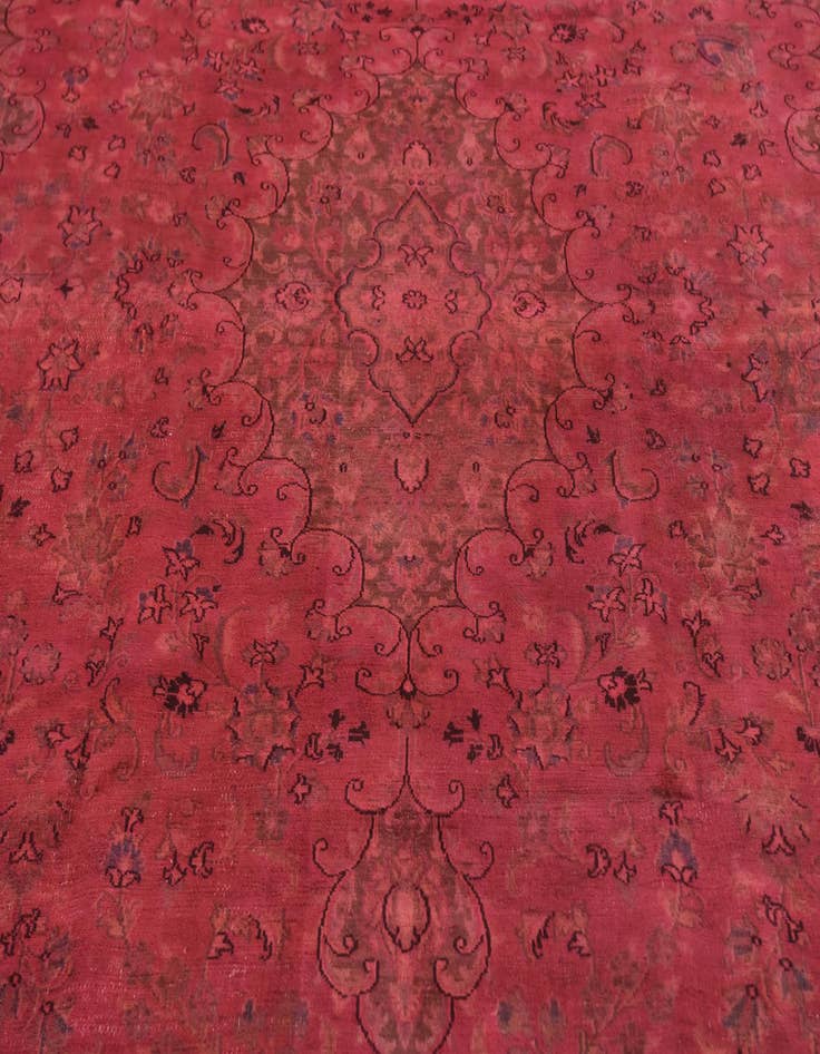 Detail image of  5' 10 x 8' 10  Hand Knotted Ultra Vintage Persian Wool Rug
