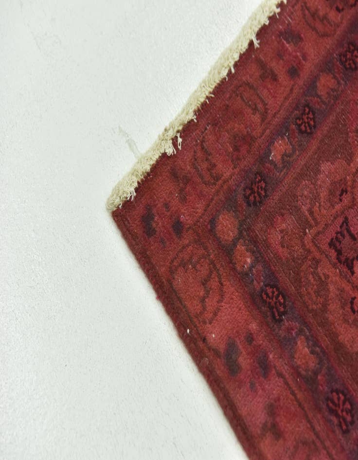 Detail image of  5' 10 x 8' 10  Hand Knotted Ultra Vintage Persian Wool Rug