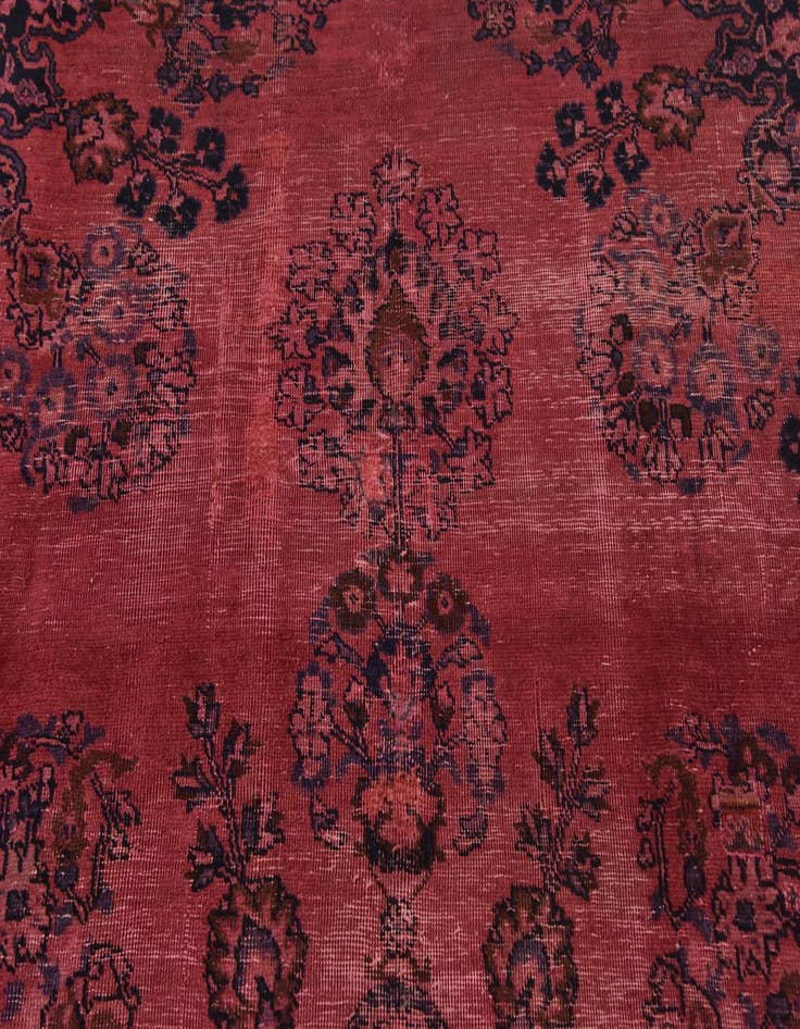 Detail image of  7' 9 x 10' 4  Hand Knotted Ultra Vintage Persian Wool Rug