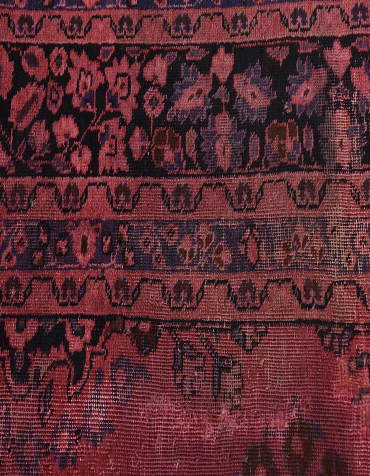 Detail image of  7' 9 x 10' 4  Hand Knotted Ultra Vintage Persian Wool Rug