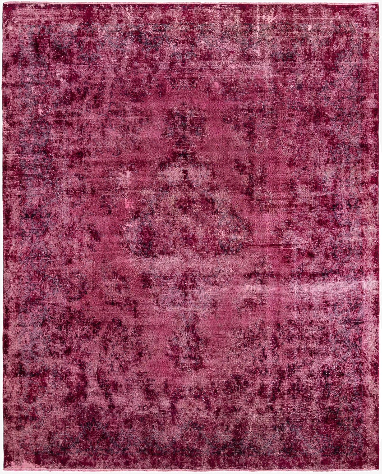  10' x 12' 6  Hand Knotted Ultra Vintage Persian Wool Rug