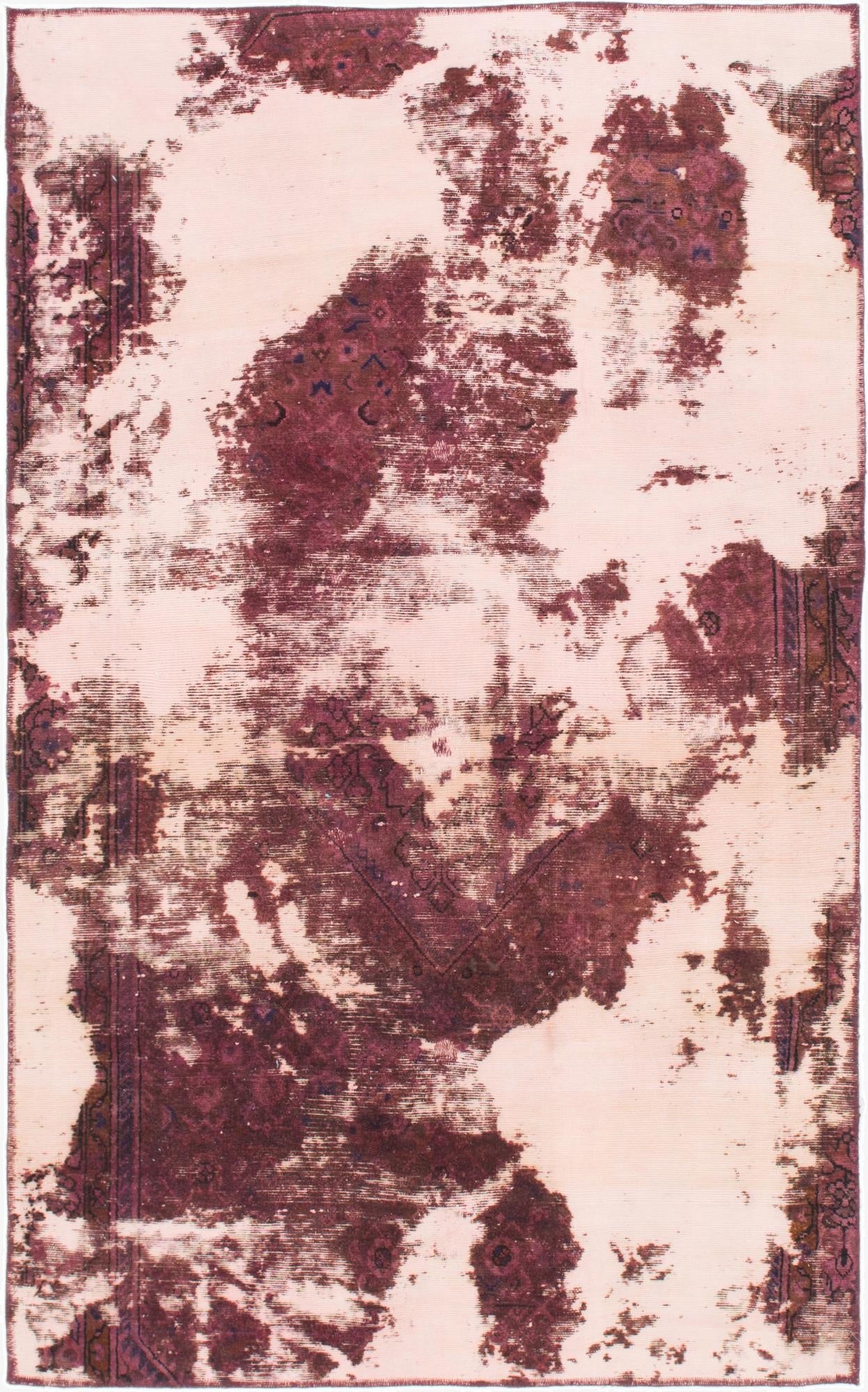  5' x 8'  Hand Knotted Ultra Vintage Persian Wool Rug