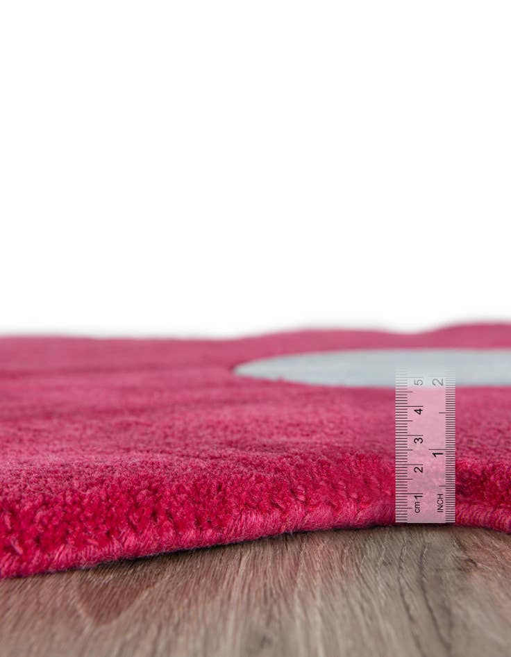 Detail image of  2' 2 x 2' 2 Happy Rugs Funky Flower Wool Round