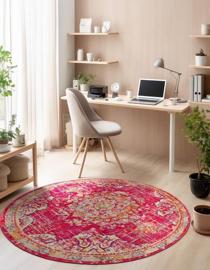 Detail image of 6' x 6' Madeline Round Rug