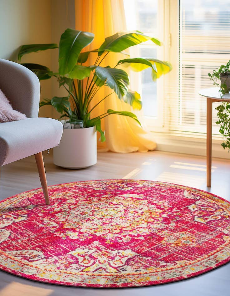 Detail image of 6' x 6' Madeline Round Rug