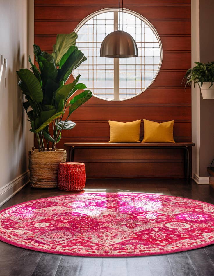 Detail image of 6' x 6' Madeline Round Rug