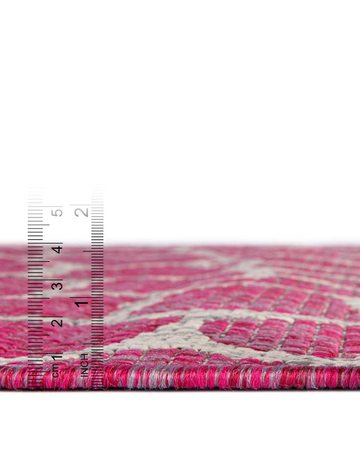 Detail image of  4' x 4'  Washable Safari Indoor / Outdoor Round Rug