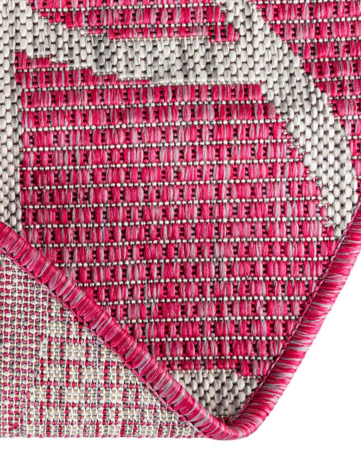 Detail image of  4' x 4'  Washable Safari Indoor / Outdoor Round Rug