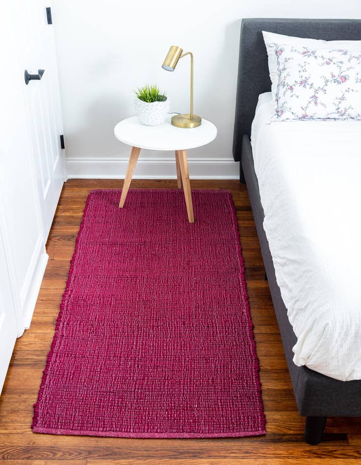 Detail image of 2' 6 x 6' Hand Woven Gilded Jute Runner Rug