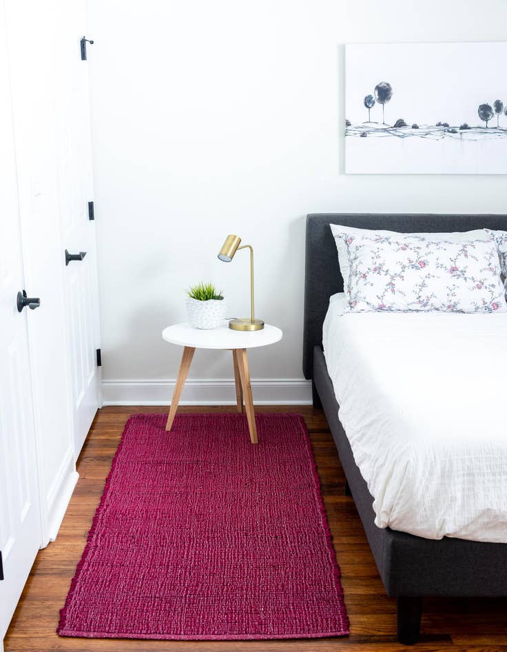 Detail image of 2' 6 x 6' Hand Woven Gilded Jute Runner Rug