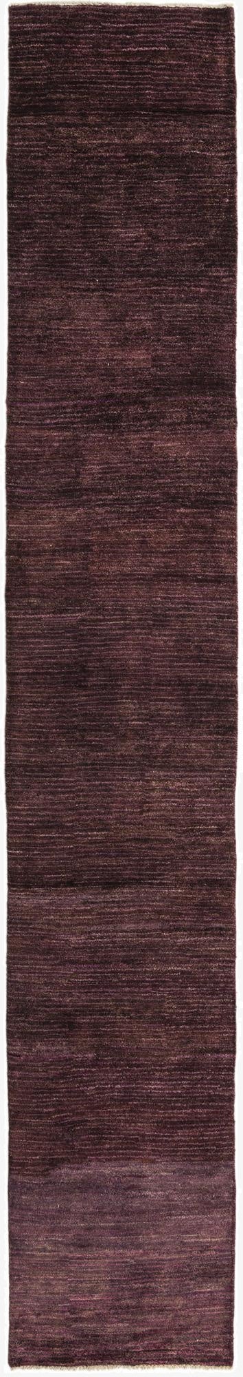  2' 6 x 14' 3  Hand Knotted Modern Ziegler Runner Rug