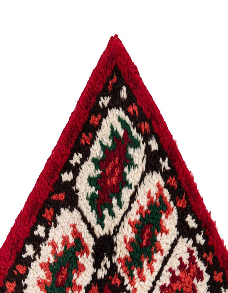 Detail image of  4' 1 x 7' 10  Hand Knotted Moroccan Wool Runner Rug