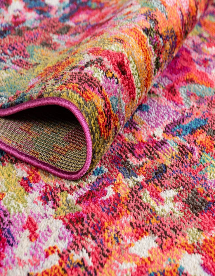 Detail image of  2' 2 x 6'  Washable Theia Runner Rug