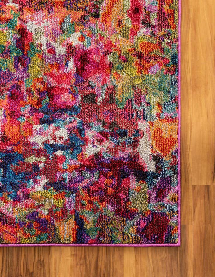 Detail image of  2' 2 x 6'  Washable Theia Runner Rug