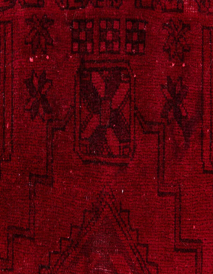 Detail image of  3' 3 x 7' 4  Hand Knotted Ultra Vintage Persian Wool Runner Rug