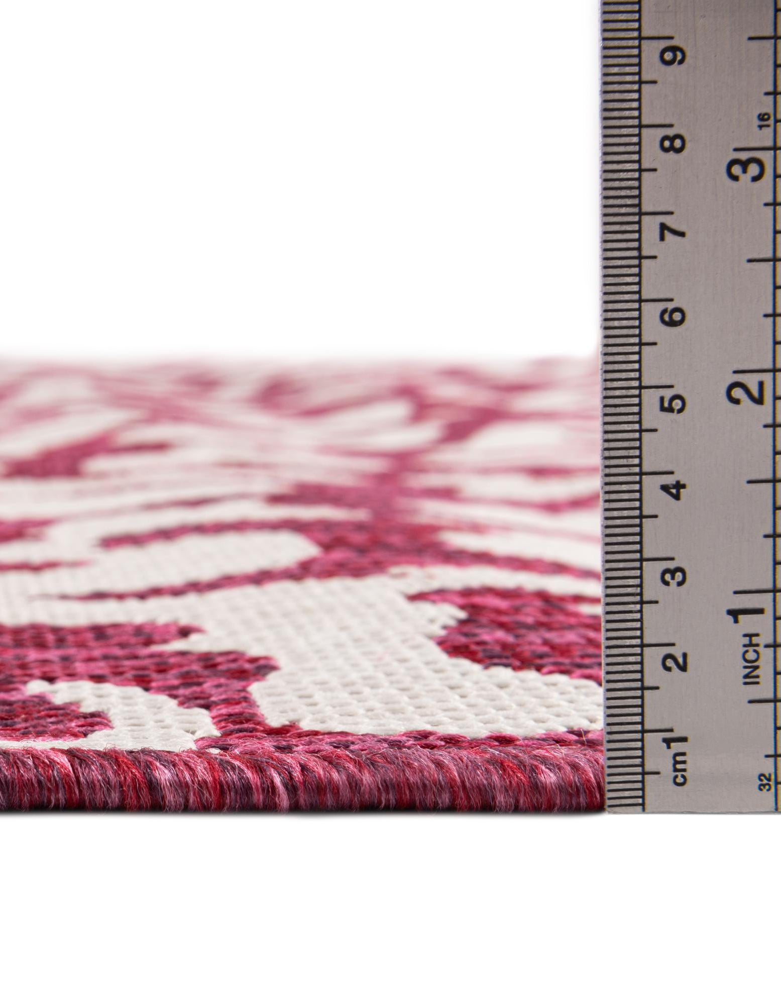 Magenta 10' x 10' Safari Indoor / Outdoor Square Rug | Rugs.com