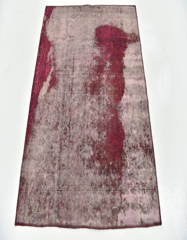 Detail image of  4' 4 x 4' 10  Hand Knotted Ultra Vintage Persian Wool Square Rug