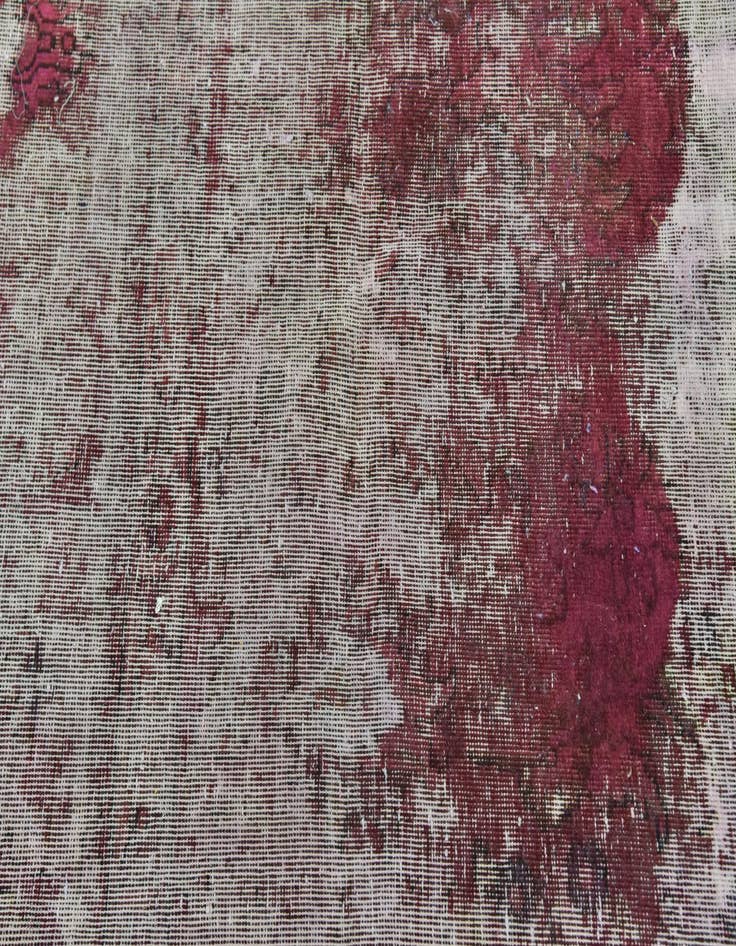 Detail image of  4' 4 x 4' 10  Hand Knotted Ultra Vintage Persian Wool Square Rug