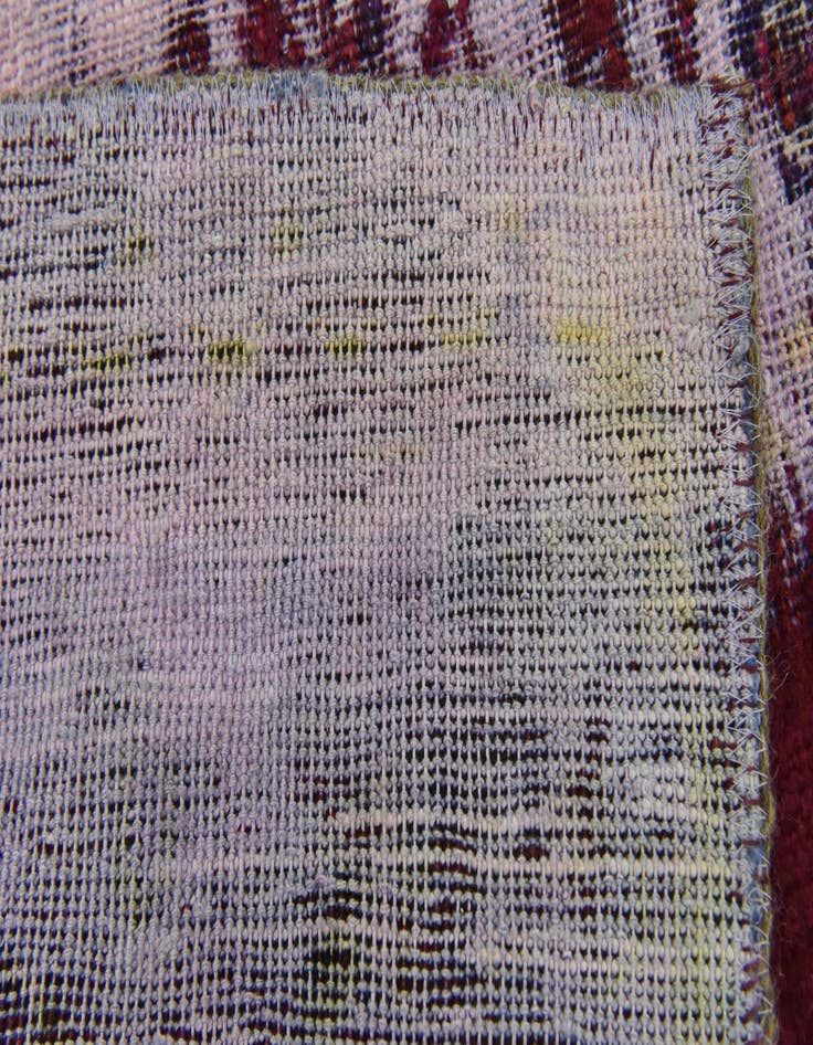 Detail image of  6' 9 x 6' 10  Hand Knotted Ultra Vintage Persian Wool Square Rug