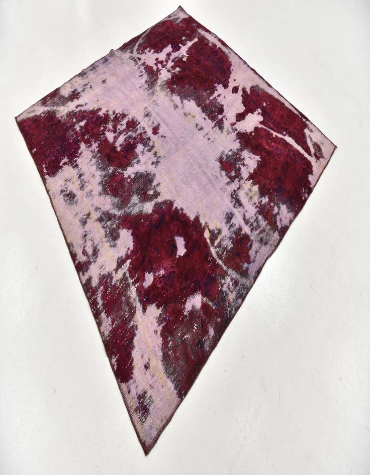 Detail image of  6' 9 x 6' 10  Hand Knotted Ultra Vintage Persian Wool Square Rug